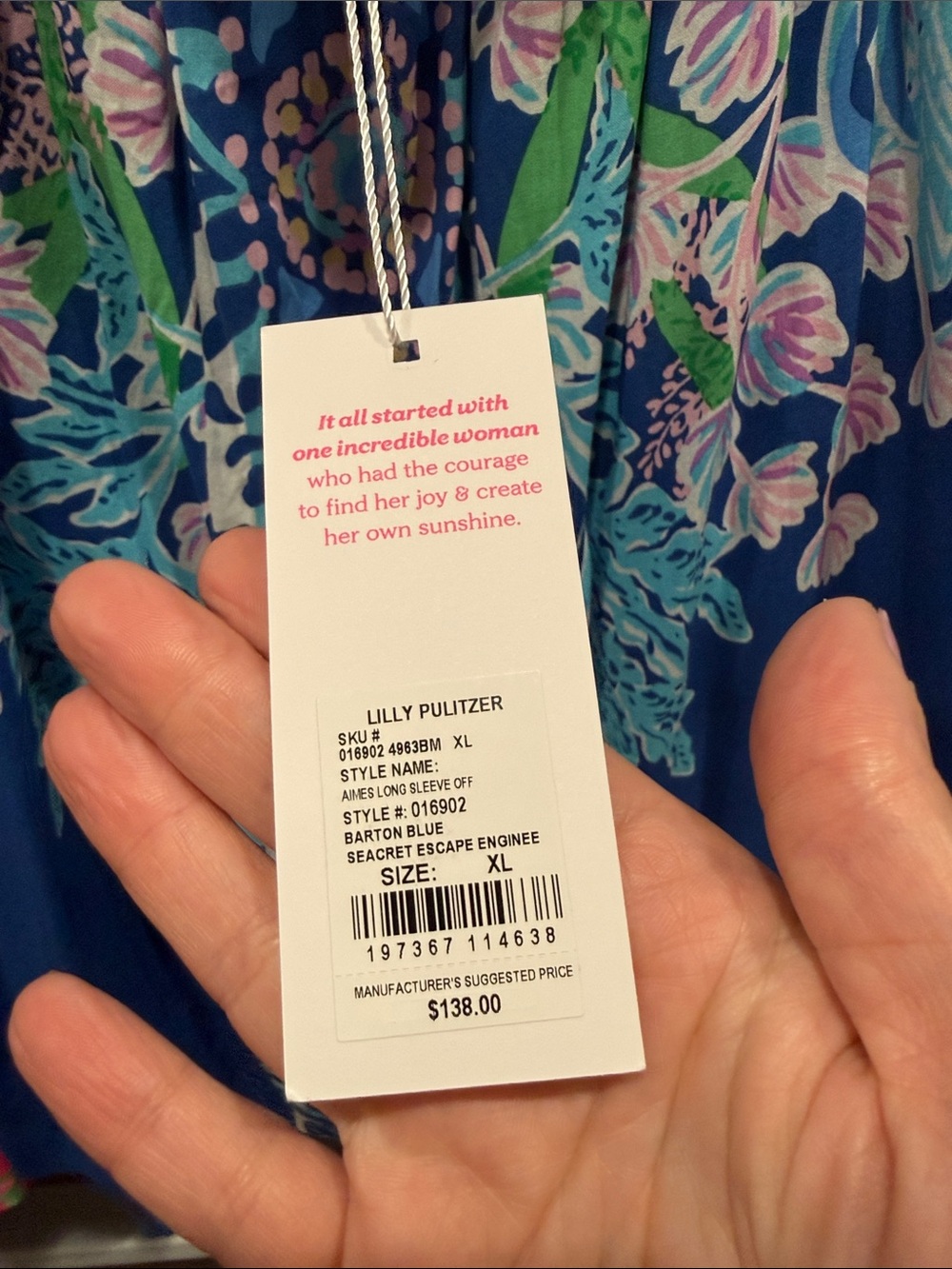 Lilly Pulitzer NWT OFF SHOULDER TOP - Picture 2 of 4